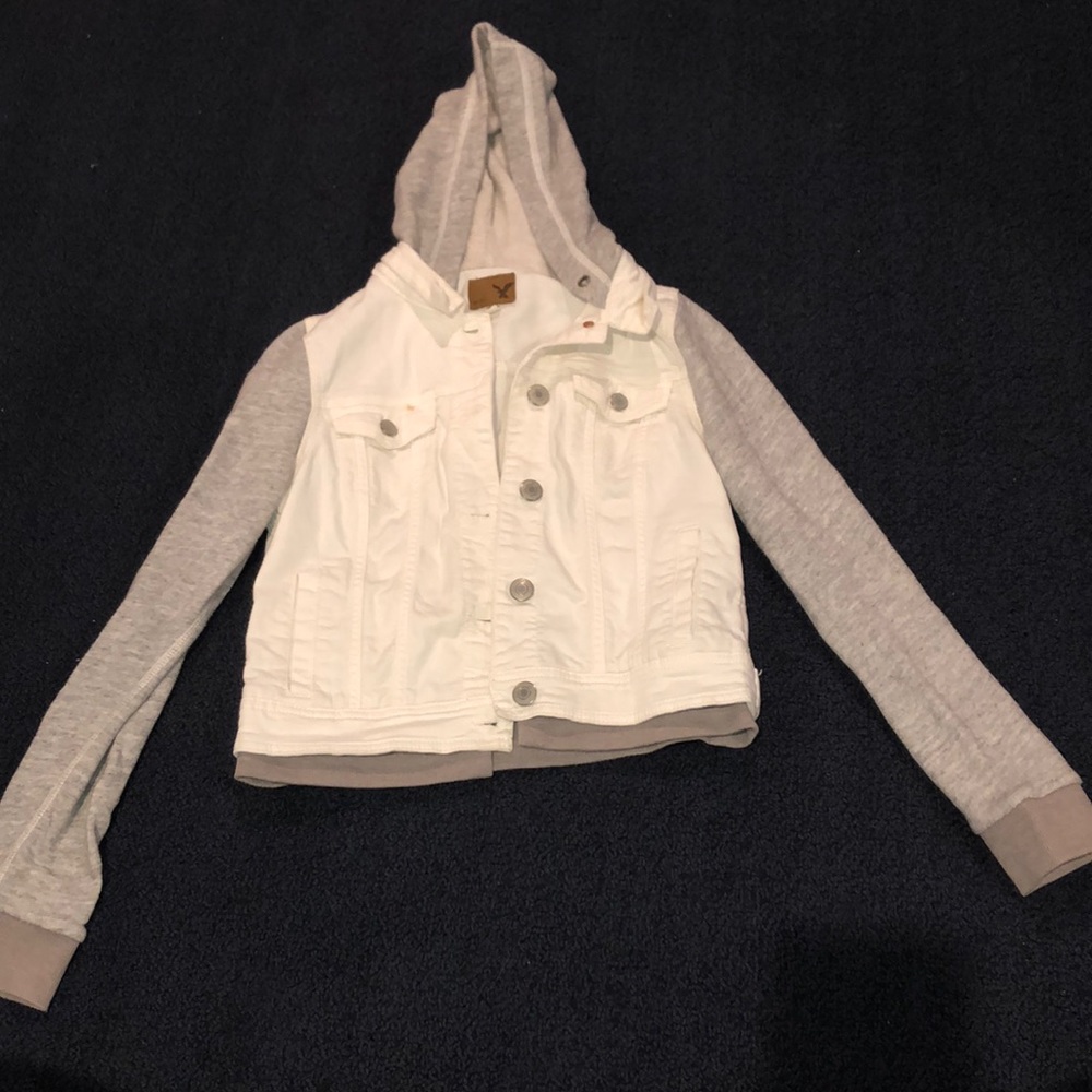 American Eagle Jean Jacket Sweatshirt